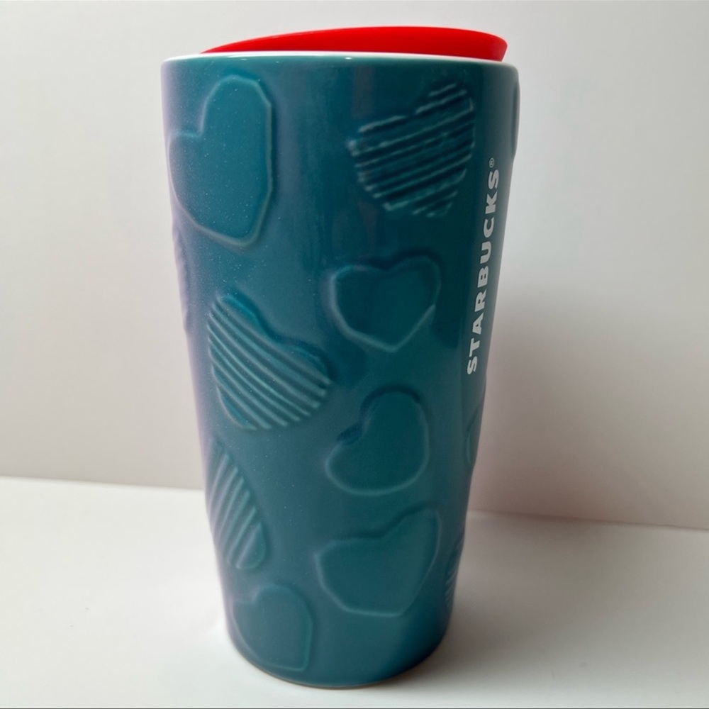 Starbucks Valentines Heart Ceramic Tumbler - Picture 6 of 6